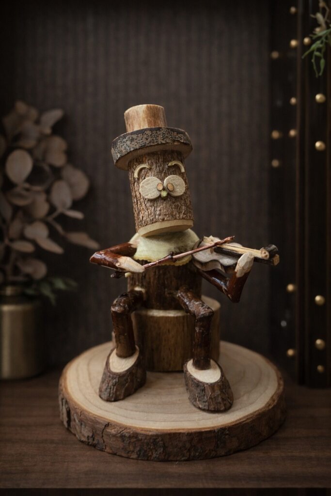 森の楽団木人形