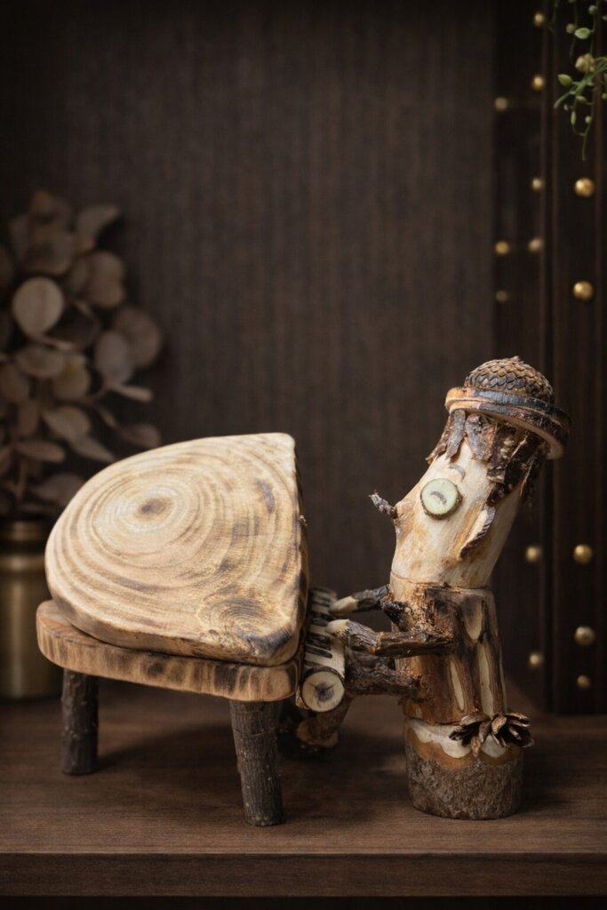 森の楽団木人形