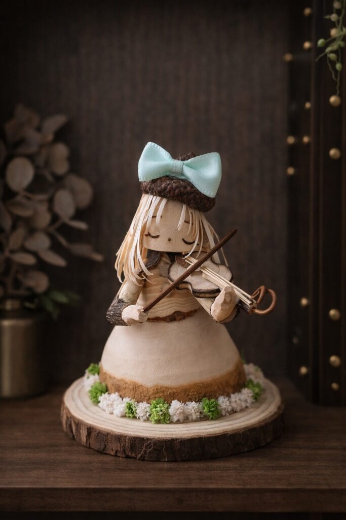 森の楽団木人形