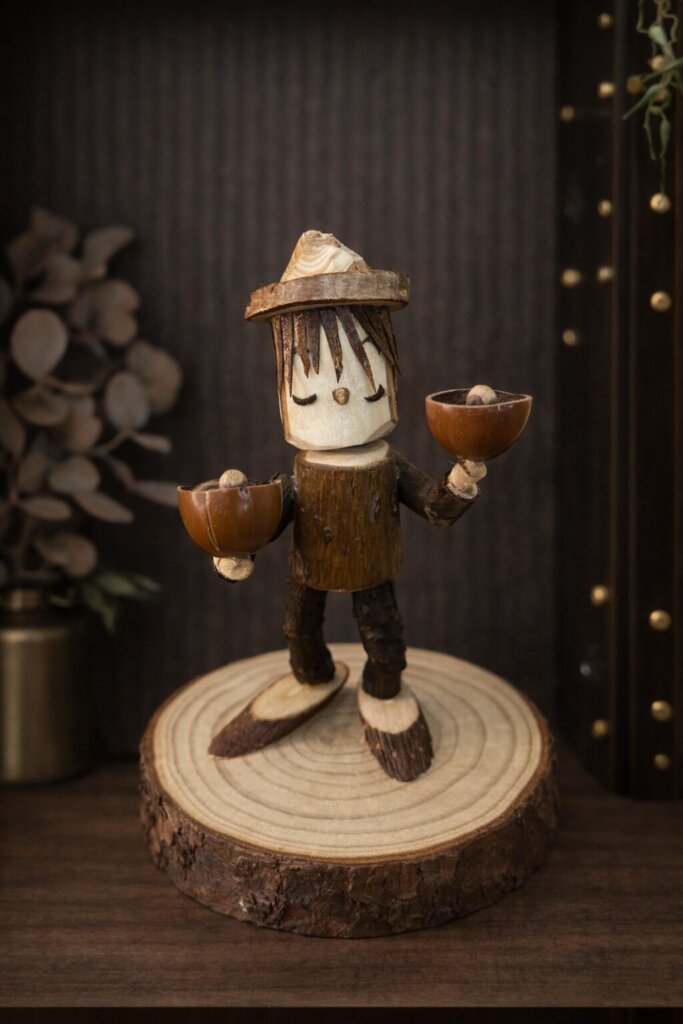 森の楽団木人形