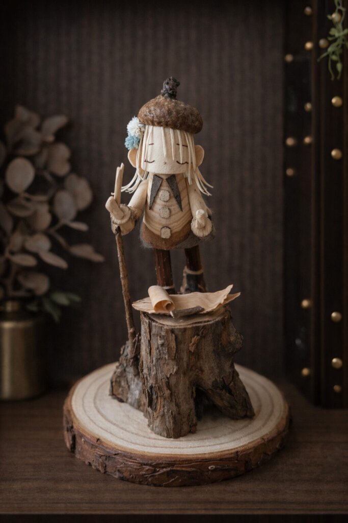 森の楽団木人形