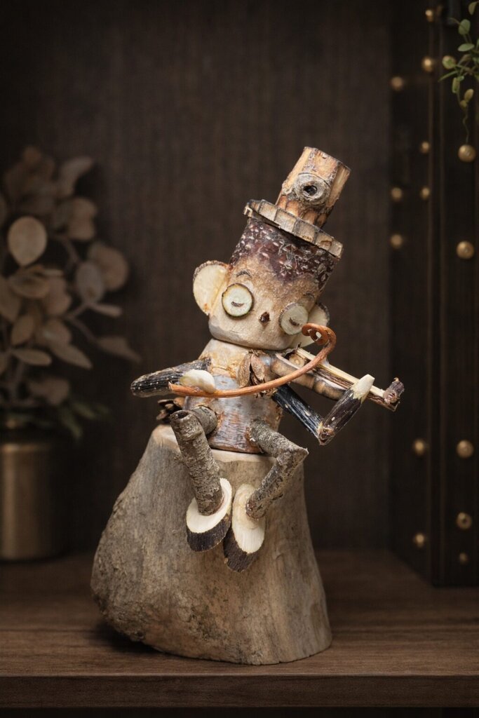 森の楽団木人形