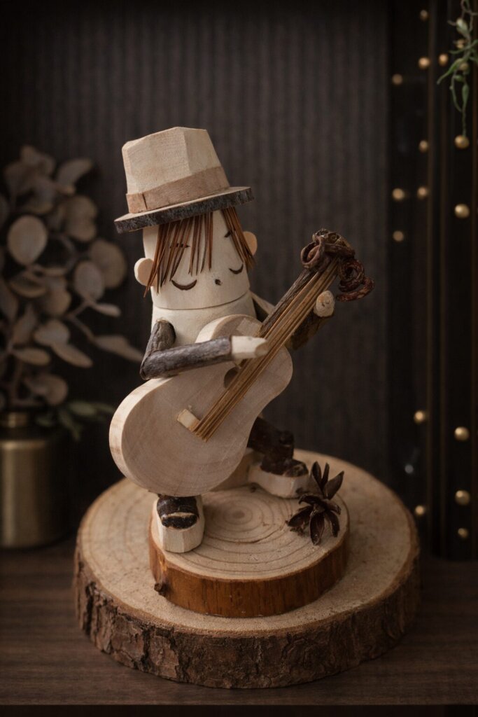 森の楽団木人形